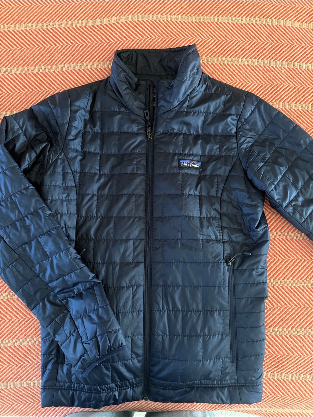 Patagonia Women's Navy Lightweight Quilted Puffer Jacket